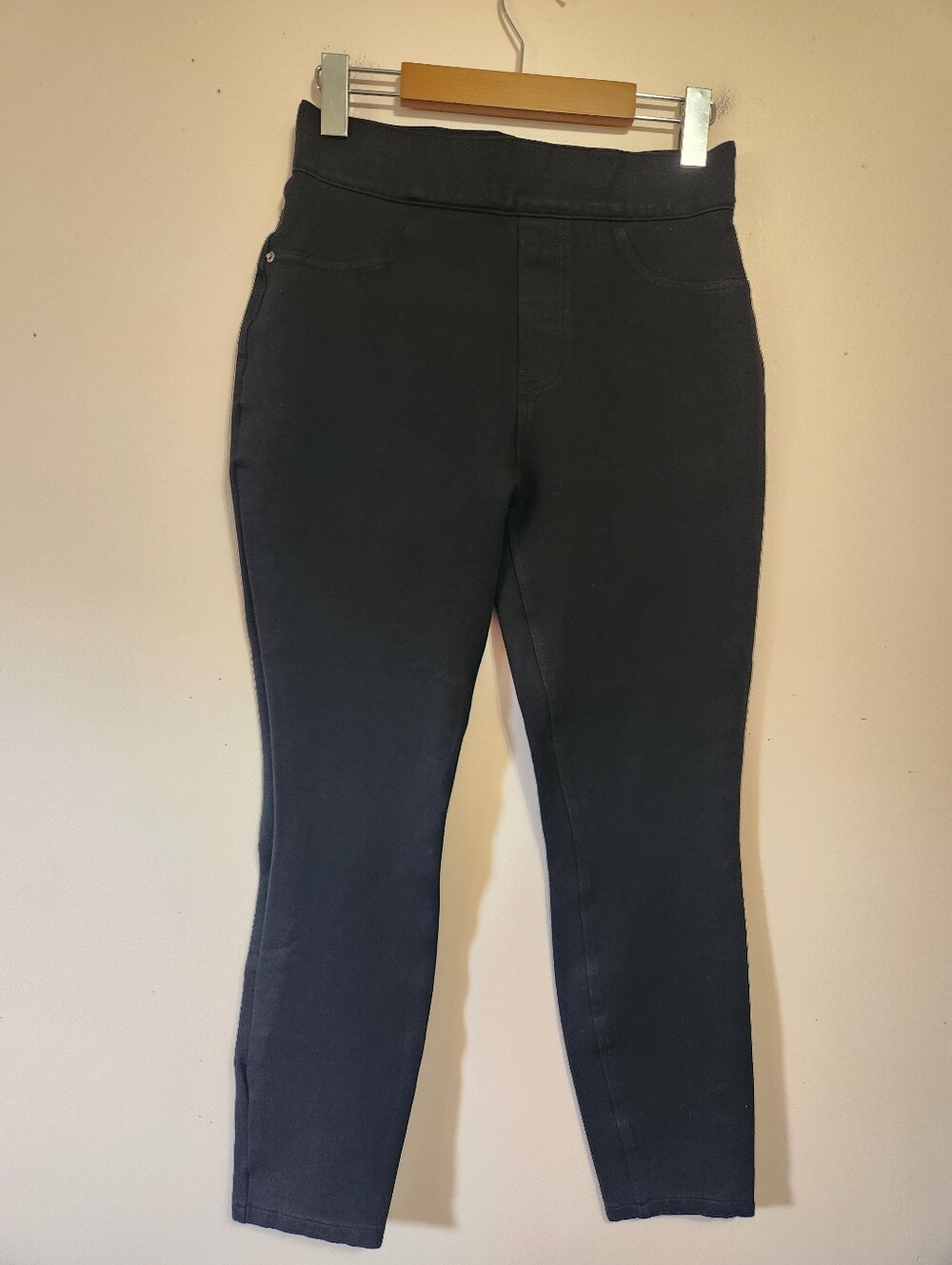 SPANX The Perfect Black Pant 4-Pocket Ankle Ponte Leggings Pull On 20202R Size M
